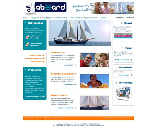 Allaboard Zeilvakanties Logo