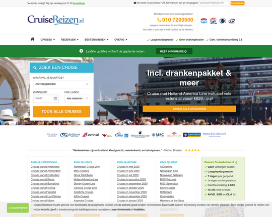 Cruise Reizen Logo