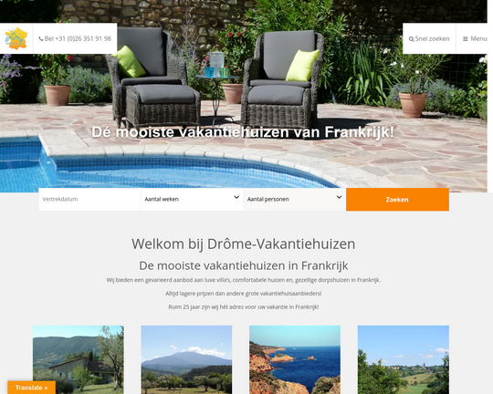 Drome-Vakantiehuizen Logo