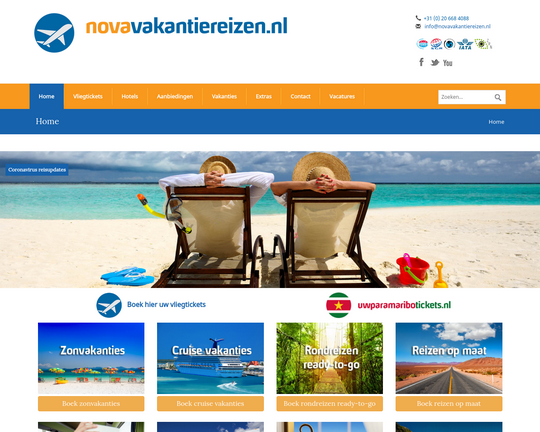 Novavakantiereizen.nl Logo