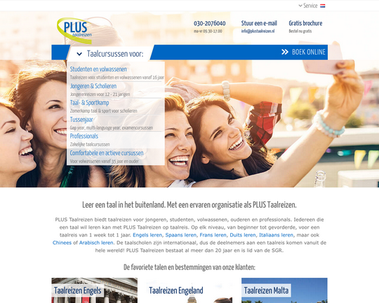 PLUS Taalreizen Logo