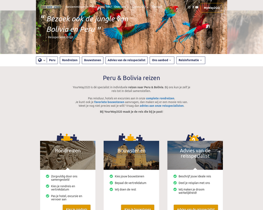 Peru & Bolivia2GO Logo