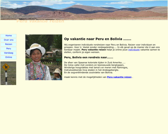 Peru Vakantie Reizen Logo