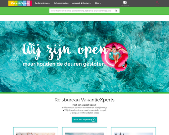 Reisbureau VakantieXperts Logo