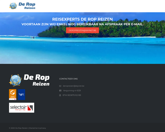 Reizen De Rop Logo