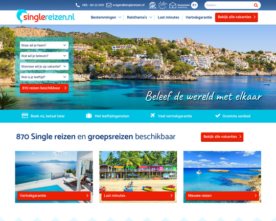 Singlereizen.nl Logo