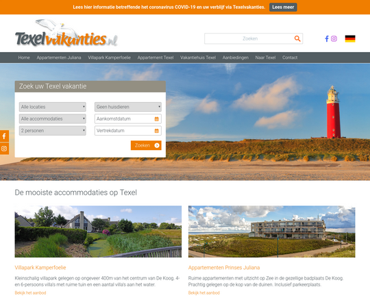 TexelVakanties Logo