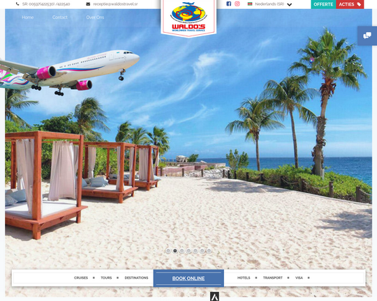Waldo's Travel Service Logo