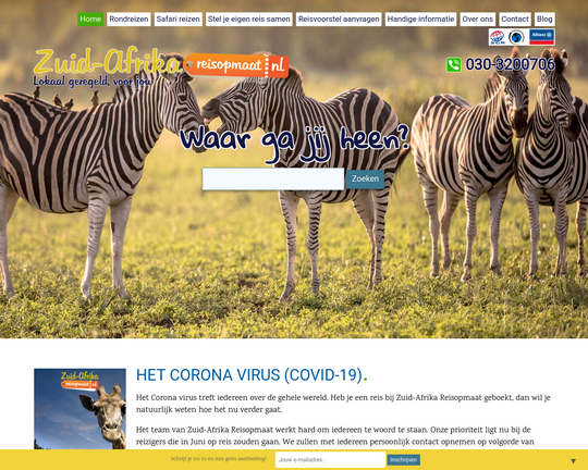 Zuid-Afrika Reisopmaat Logo