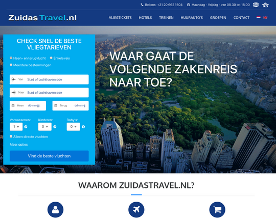 Zuidas Travel Logo